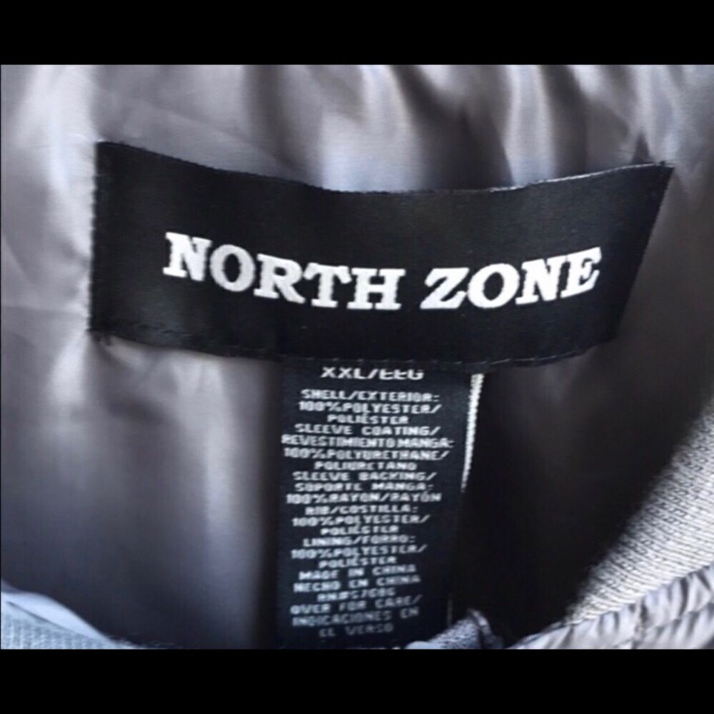 MENS Grey North Zone Jacket XXL NWT - Picture 6 of 6